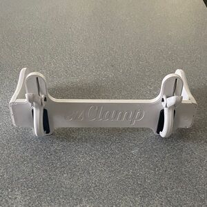 EzClamp Paper Towel Holder White and Black Holder